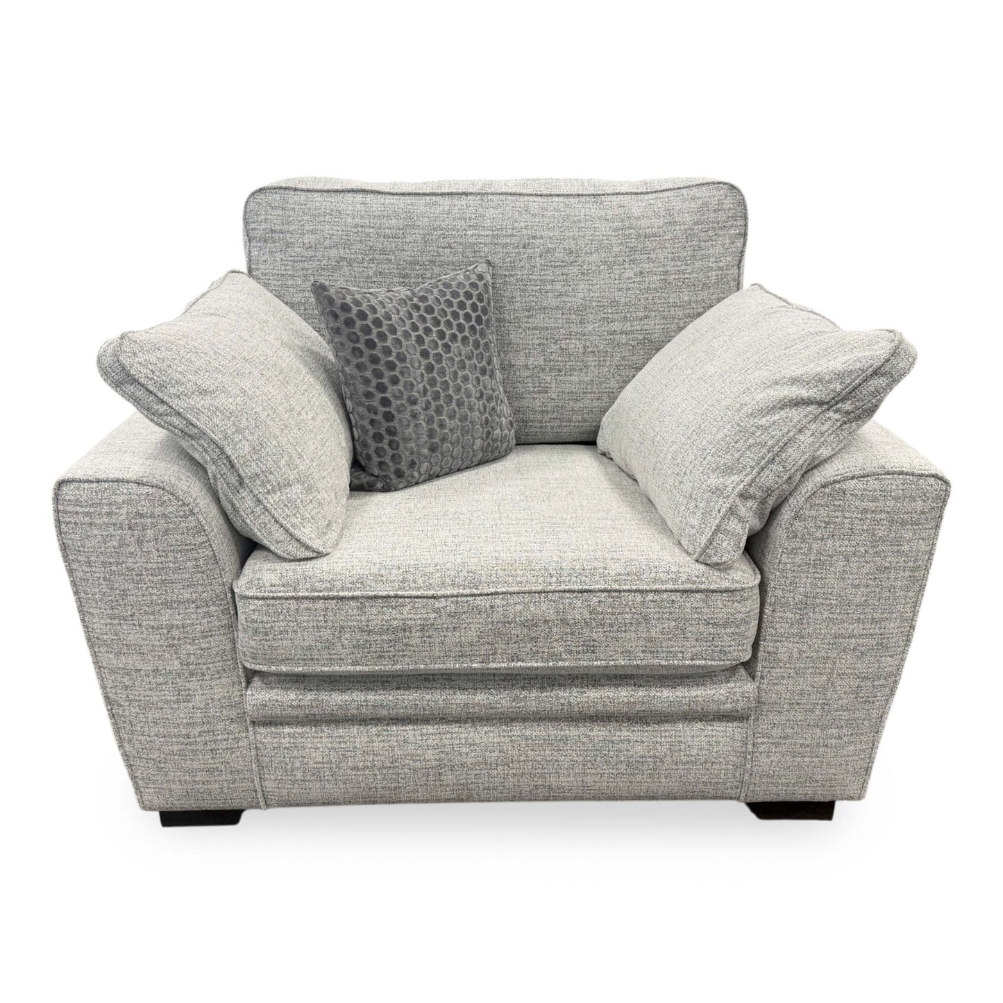 'Chalfont' Sort Grey Woven Fabric Chair