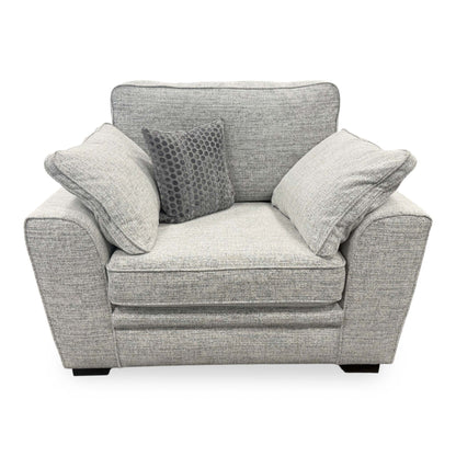 'Chalfont' Sort Grey Woven Fabric Chair
