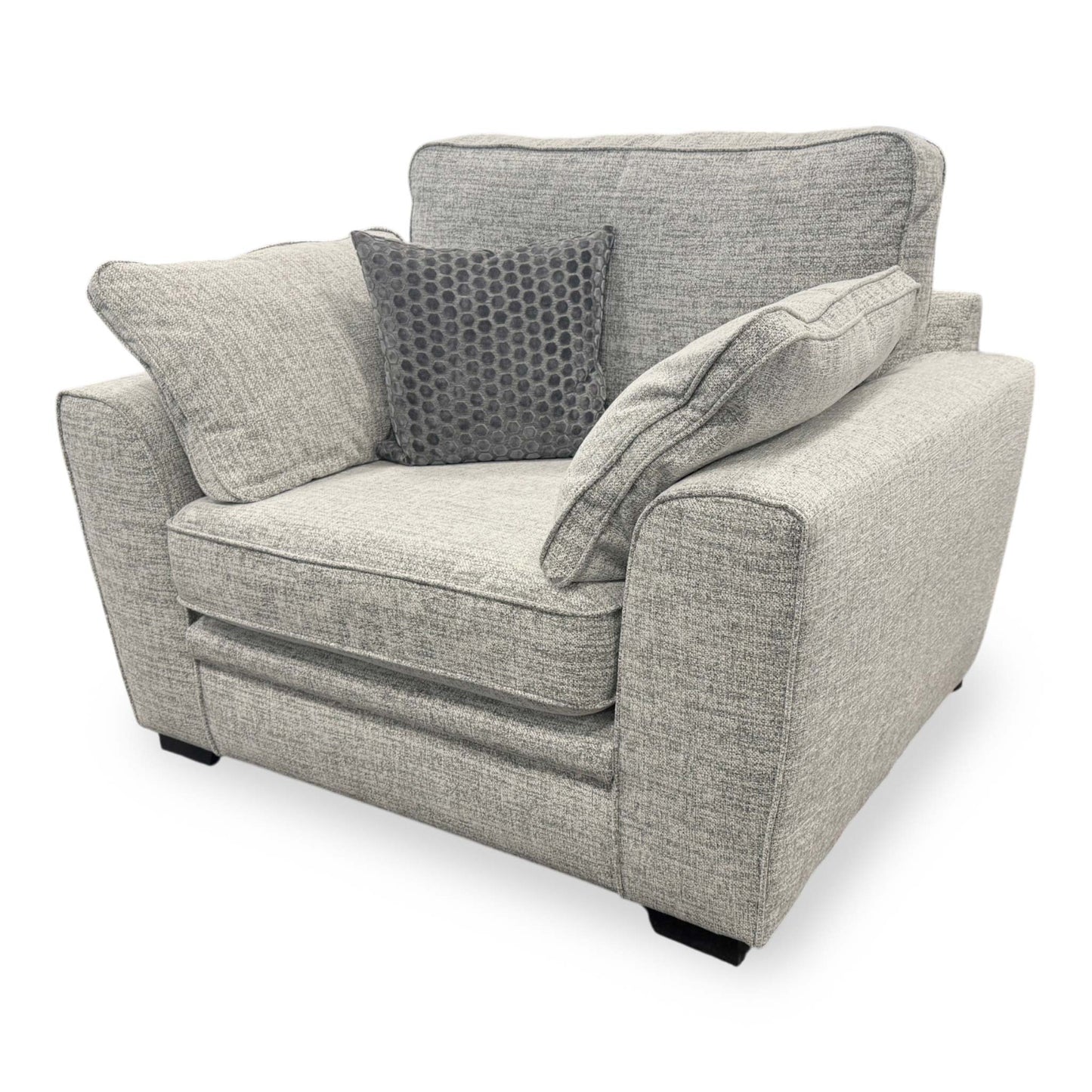 'Chalfont' Sort Grey Woven Fabric Chair