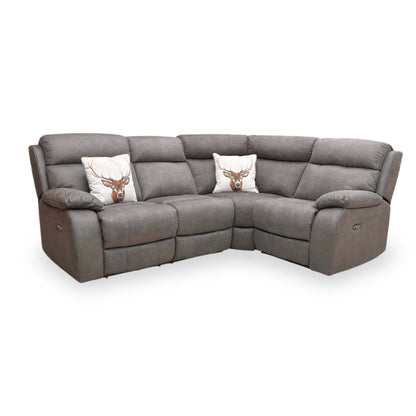 Front view of the Moreno sofa, emphasizing the clean lines and comfortable high-back design suitable for contemporary homes.