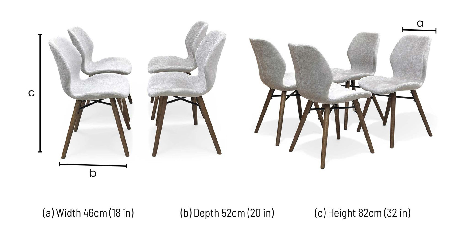 ‘Stockholm' Dark Oak Large Extending Dining Table with 4 Grey Upholstered Dining Chairs and 150cm Dining Bench + Grey Bench Pad Furniture Village