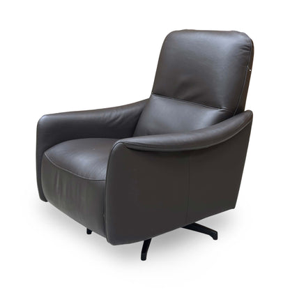 Side profile view of the Viali Tatto chair highlighting its modern, ergonomic design.