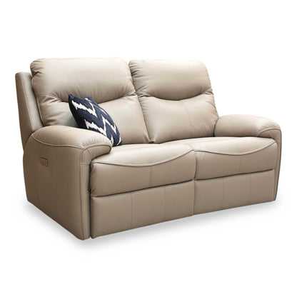 Side profile of the G Plan Amesbury sofa in a non reclined position.
