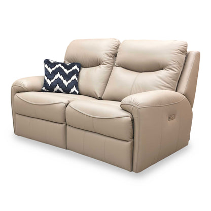 Side profile of the G Plan Amesbury sofa in a non reclined position.