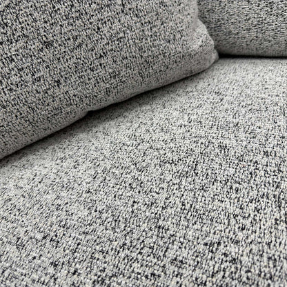 ‘Barney’ Silver Zara Fabric 4 Seater Classic Back Split Frame Sofa