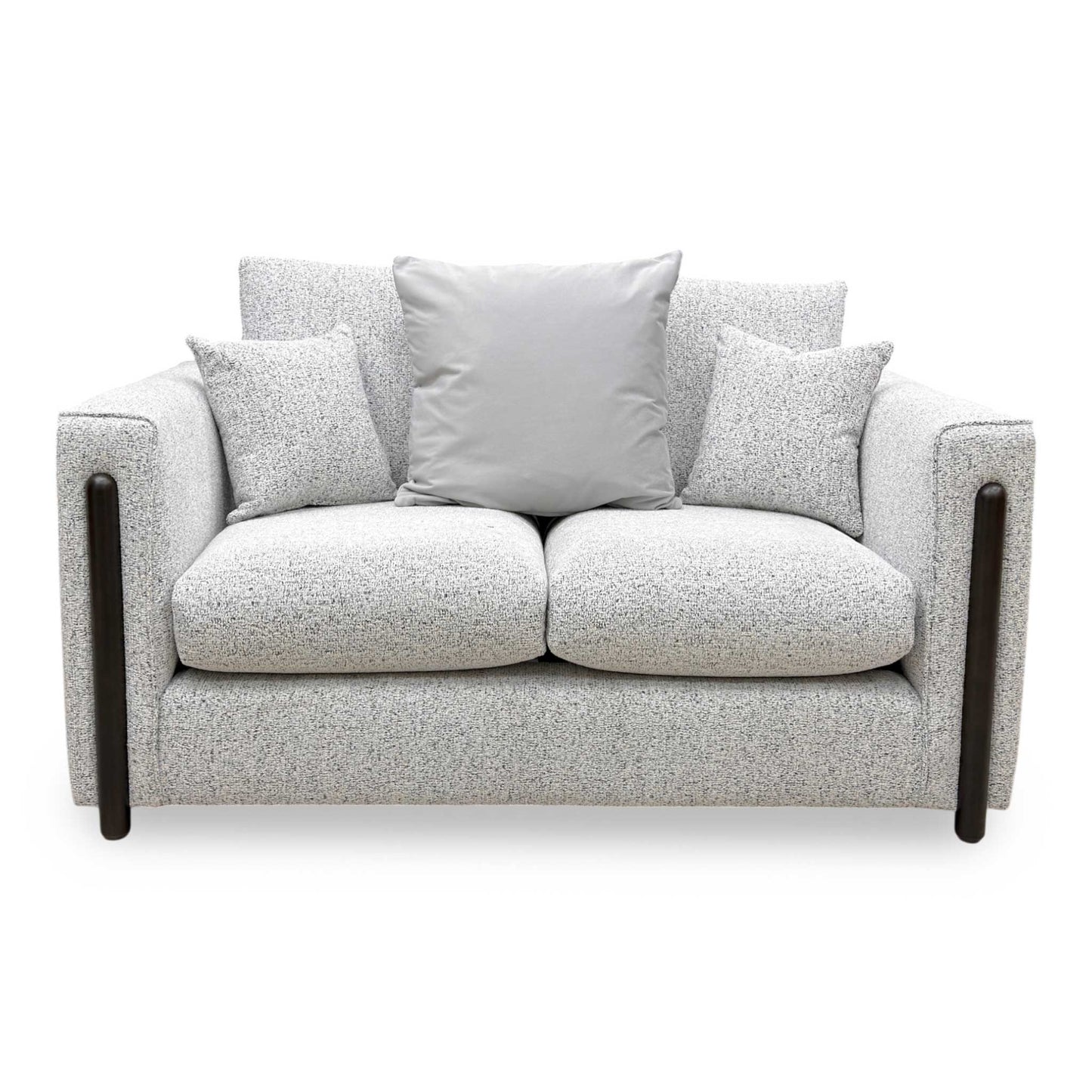 ‘Barney' Silver Zara Fabric 2 Seater Classic Back Sofa