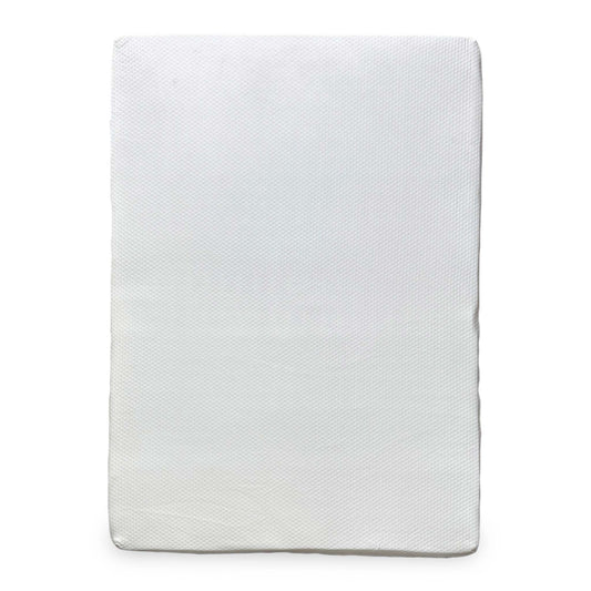 Full view of the Emma Double mattress featuring a clean white top and grey side panels, showcasing its premium triple-layer foam construction.