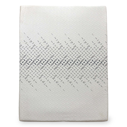 Full view of the Nectar Ultra Cool Hybrid King Mattress, featuring a premium 29cm deep profile with a cool-to-the-touch white quilted cover and grey side panels.