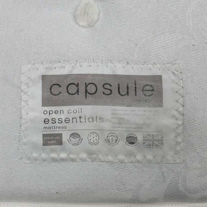 Detail shot of the mattress edge and corner, highlighting the reinforced rod-edge support that helps the mattress maintain its shape over time.