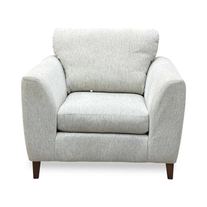 ‘Pippa’ Spring Sea Grey Sky Wd Ft Woven Fabric Chair