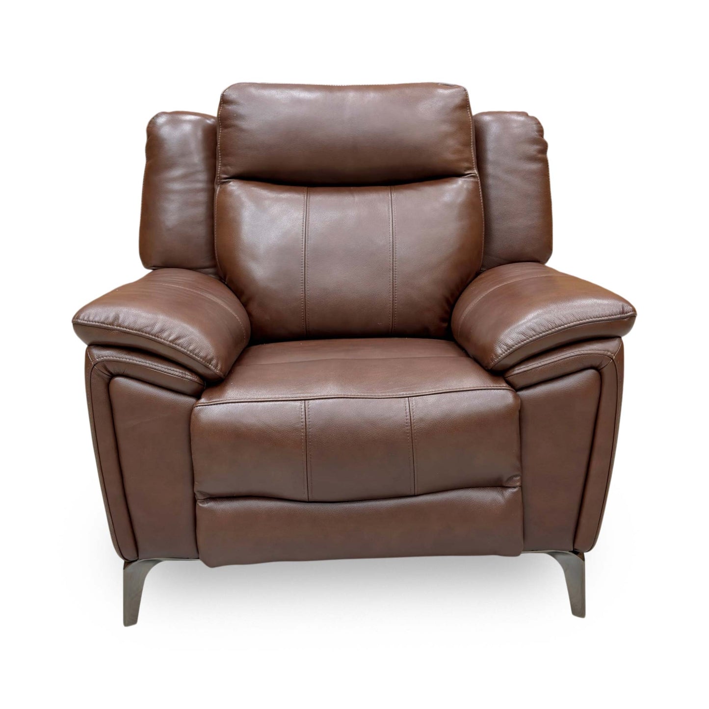 'Panache’ Chocolate Brown Cat-60:08 Leather Power Recliner Chair