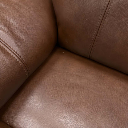 'Panache’ Chocolate Brown Cat-60:08 Leather Power Recliner Chair
