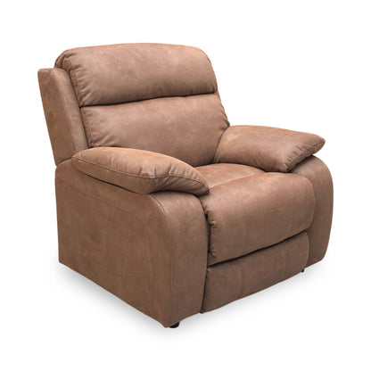 ‘Moreno' Bfa-Blj-R05 Hazelnut Suede Fabric Armchair