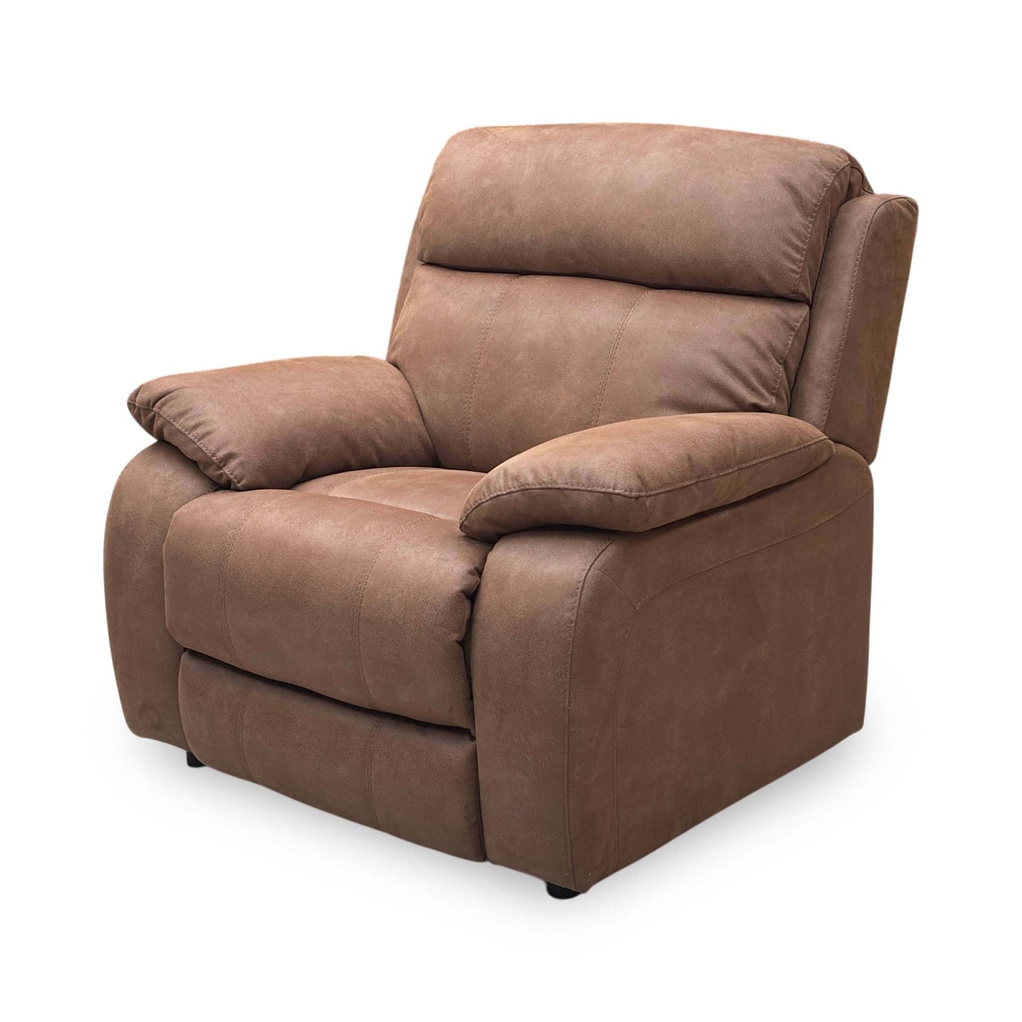 ‘Moreno' Bfa-Blj-R05 Hazelnut Suede Fabric Armchair