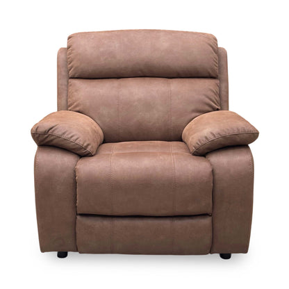 ‘Moreno' Bfa-Blj-R05 Hazelnut Suede Fabric Armchair
