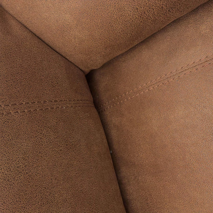 ‘Moreno' Bfa-Blj-R05 Hazelnut Suede Fabric Armchair