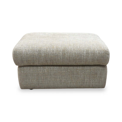 G Plan ‘Kingsbury’ A720 Sea Spray Grey Woven Fabric Storage Footstool