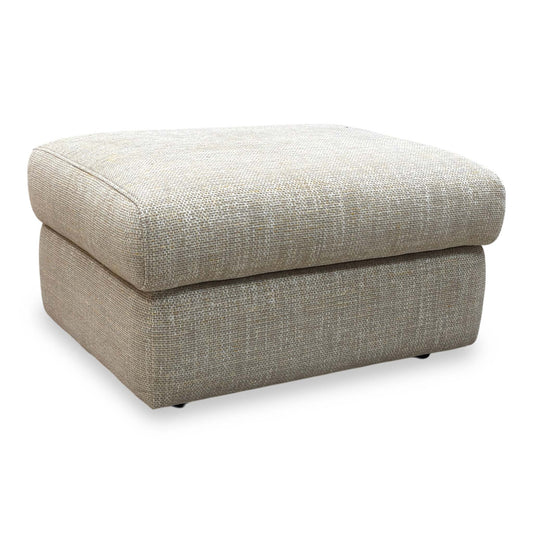 G Plan ‘Kingsbury’ A720 Sea Spray Grey Woven Fabric Storage Footstool