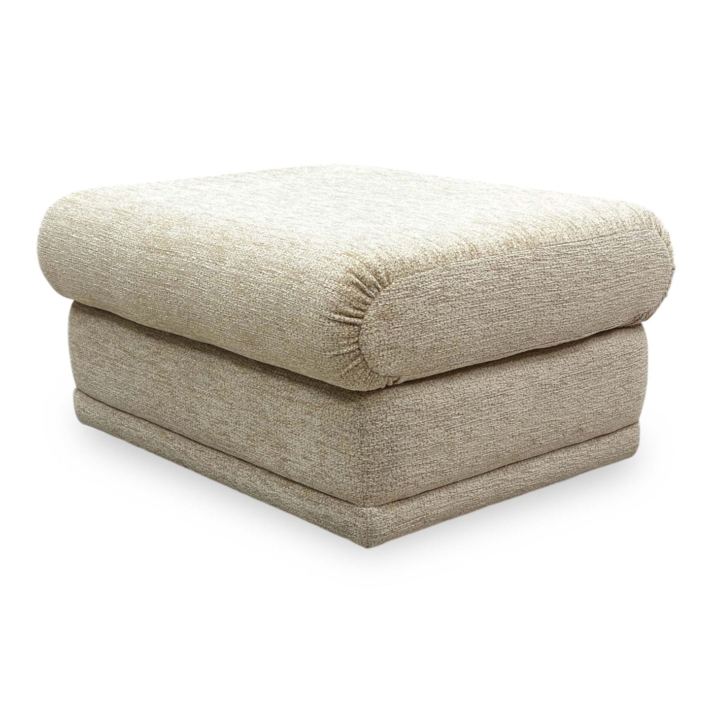 G Plan 'Kingsbury' C030 Kampala Beige Woven Fabric Storage Footstool