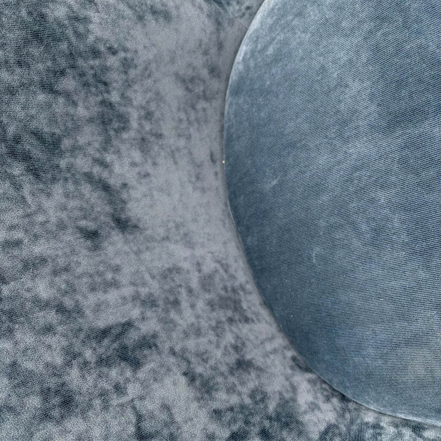 'Gabana' Blue Velvet Fixed Dining Chair - Set of 2