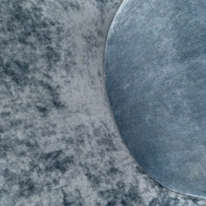 'Gabana' Blue Velvet Fixed Dining Chair - Set of 2