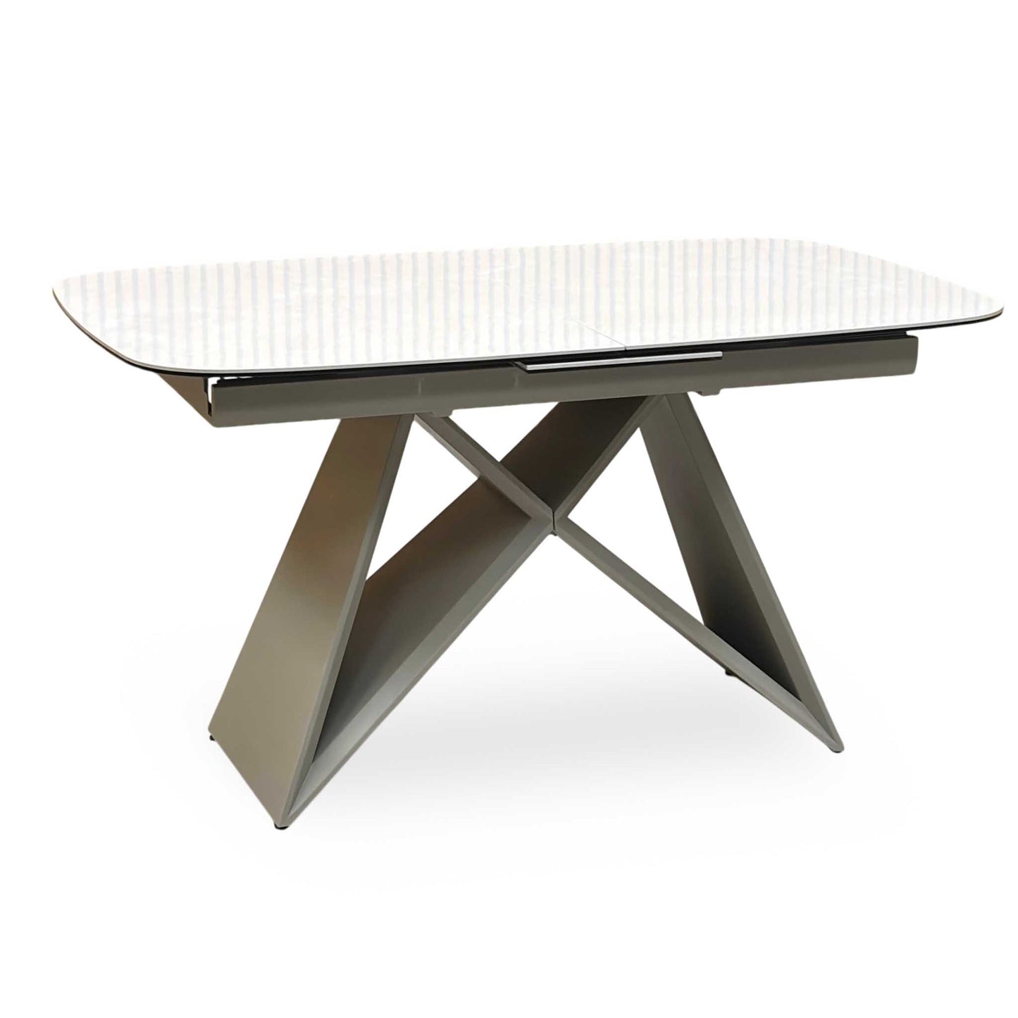 ‘Mirage’ Ceramic Top Small 140cm Pop Up Extending Dining Table