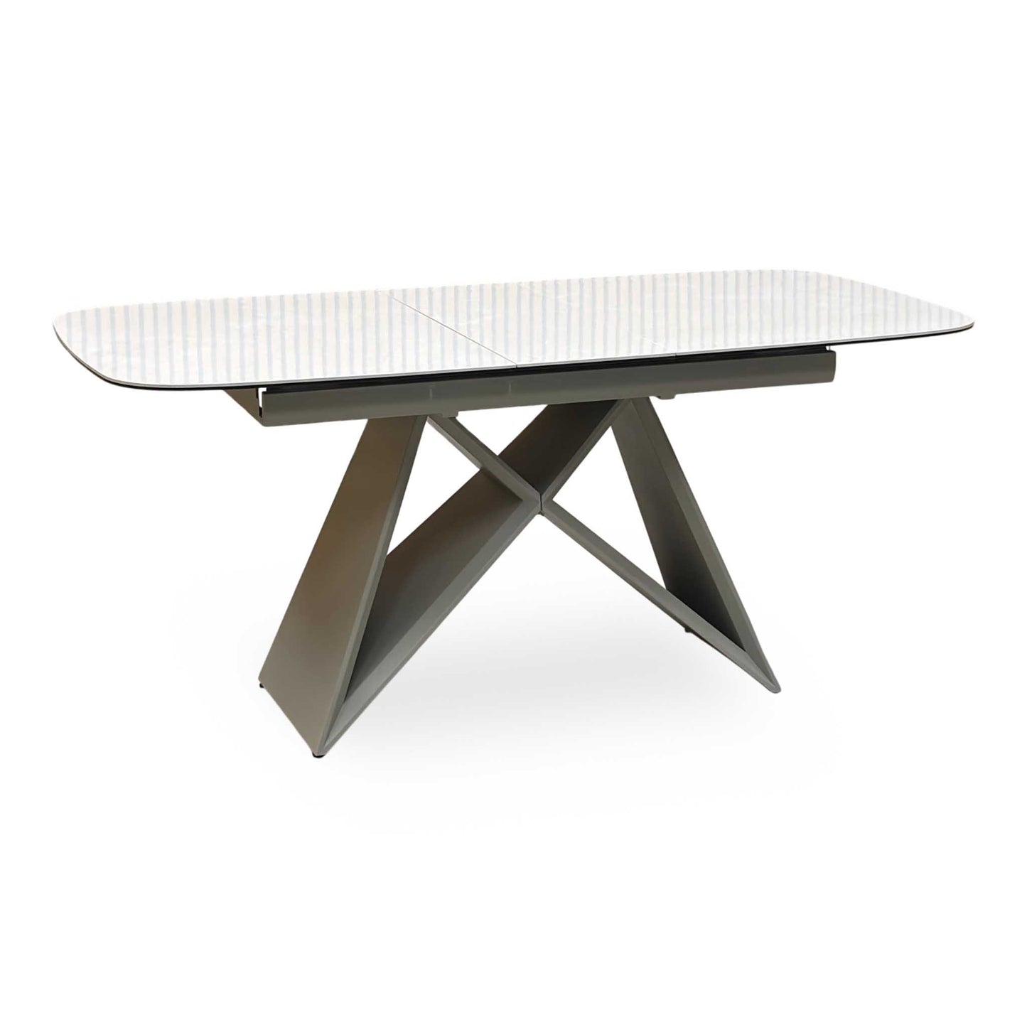 ‘Mirage’ Ceramic Top Small 140cm Pop Up Extending Dining Table