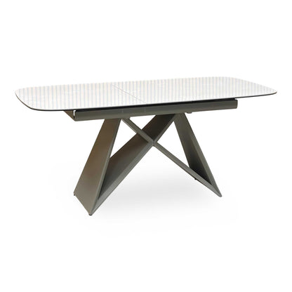 ‘Mirage’ Ceramic Top Small 140cm Pop Up Extending Dining Table