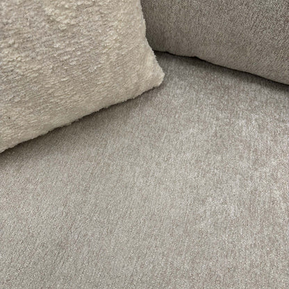 ‘Trinity’ Natural Fabric Left Hand Double Arm Corner Group Sofa