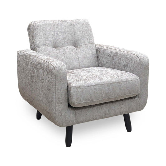 'Oslo' Natural Fabric Armchair