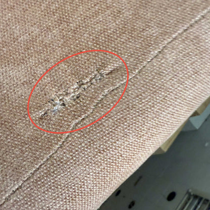 'Moda' Rust Fabric 4 Seater Sofa