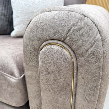 'Amara' Chocolate Velvet Armchair