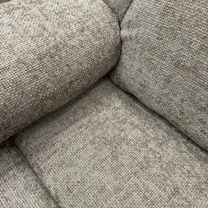 ‘Venice’ Biscuit Fabric Power Recliner Armchair