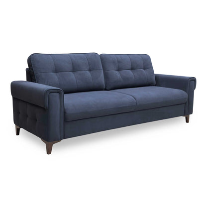 ‘Zoom’ Royal Blue Velvet 3 Seater Sofa Bed