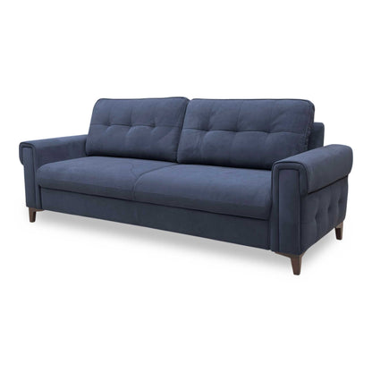 ‘Zoom’ Royal Blue Velvet 3 Seater Sofa Bed