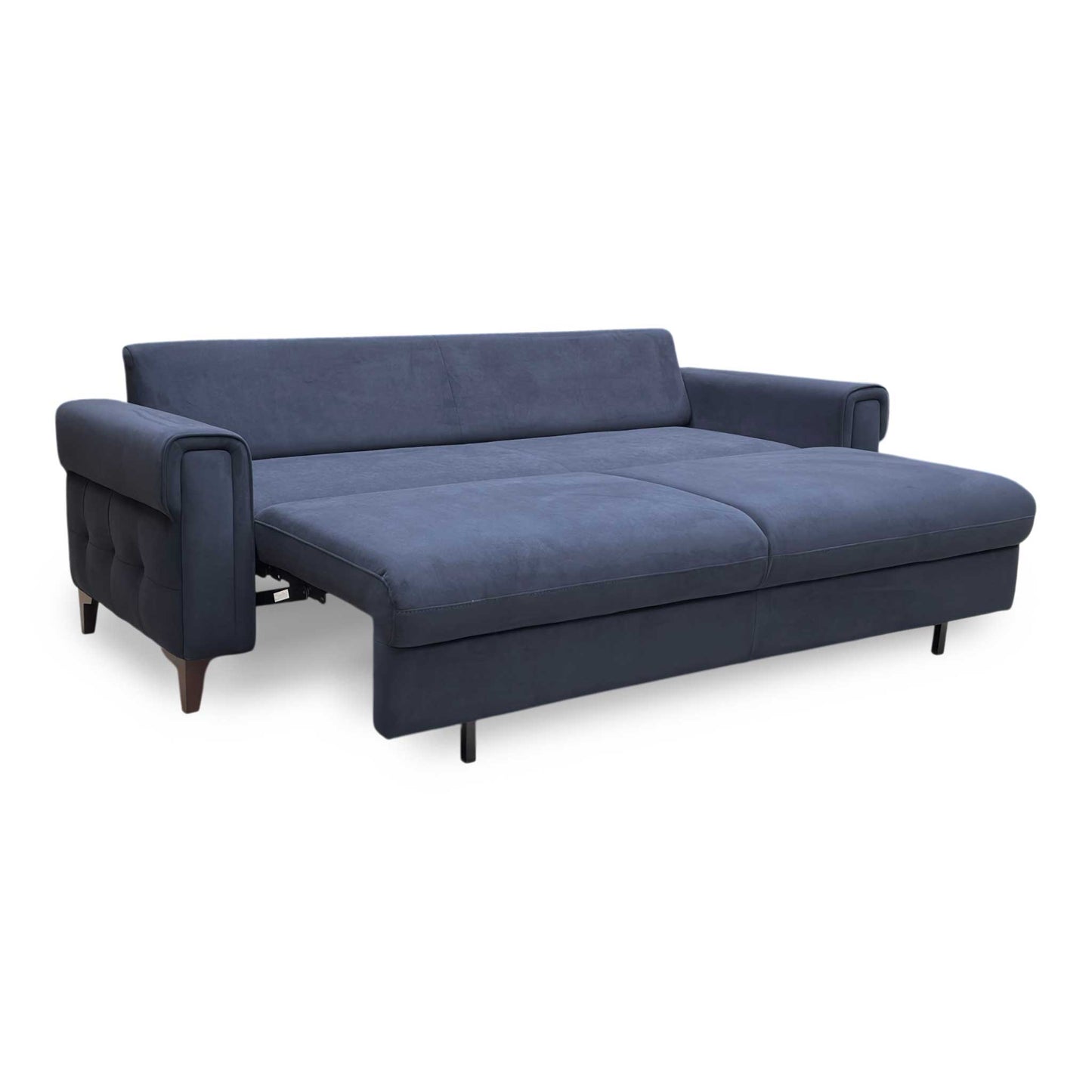 ‘Zoom’ Royal Blue Velvet 3 Seater Sofa Bed
