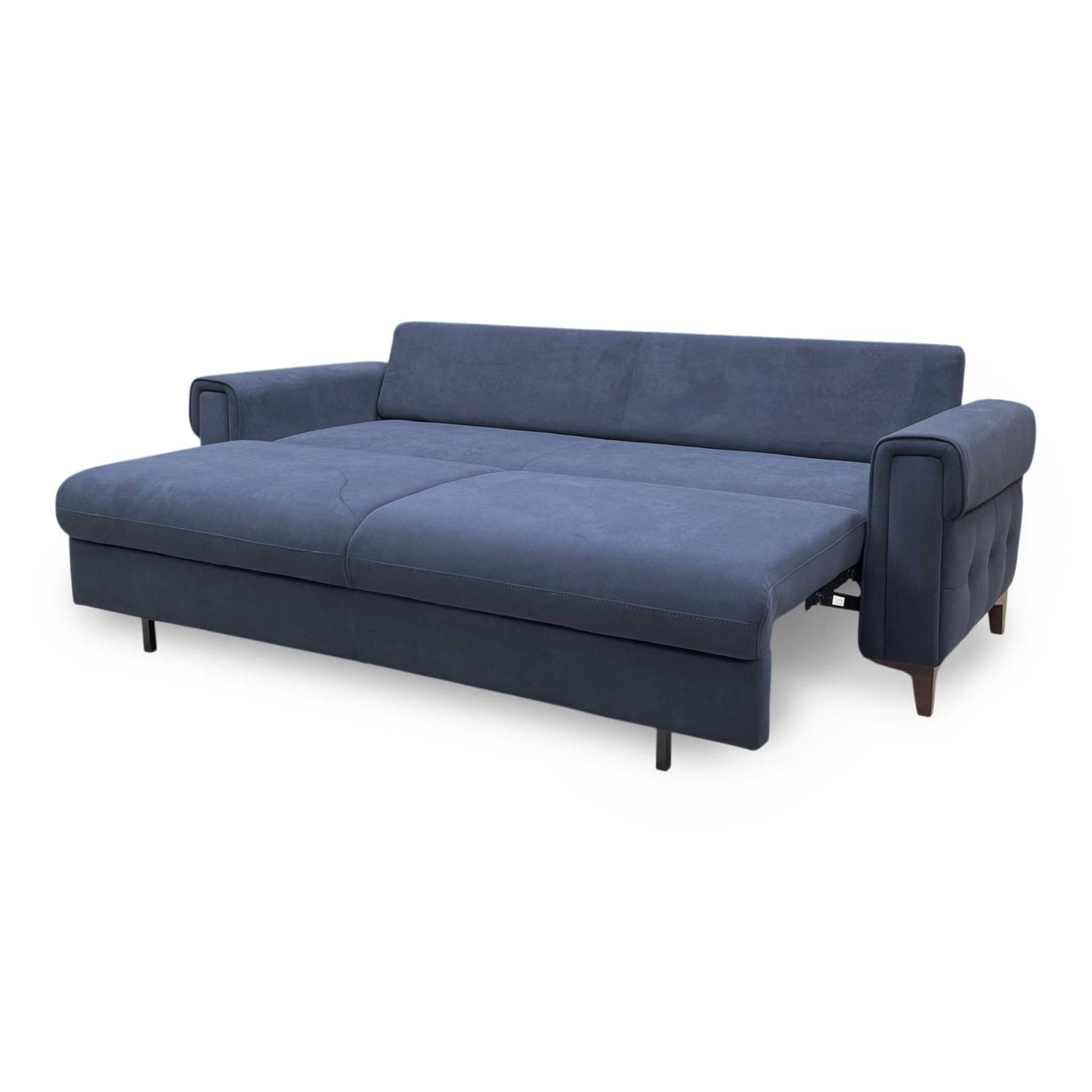 ‘Zoom’ Royal Blue Velvet 3 Seater Sofa Bed