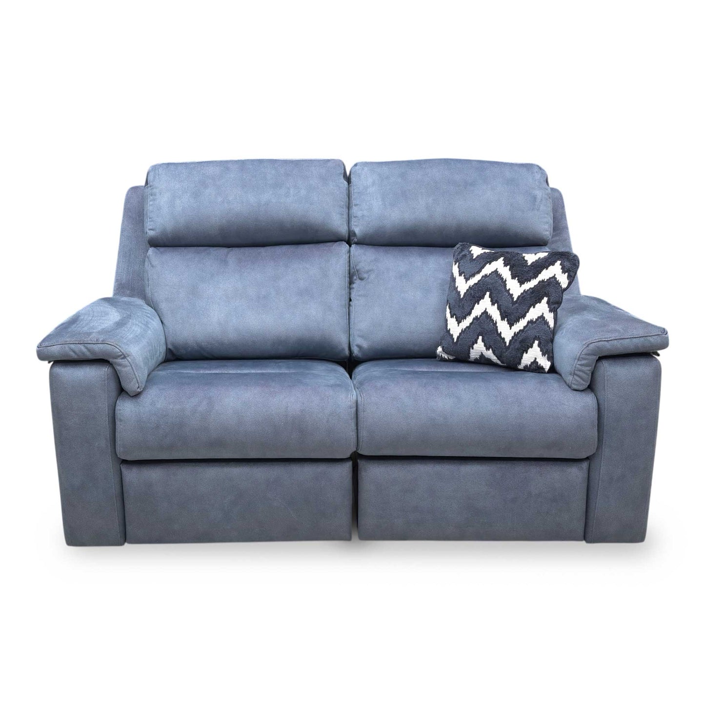 G Plan 'Thornbury' A125 Stingray Indigo Velvet 2 Seater Power Recliner Sofa with Power Headrests and Power Lumbar