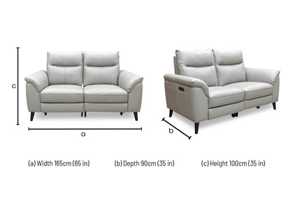 Dimensions diagram for the Morgan Oslo 2-seater.