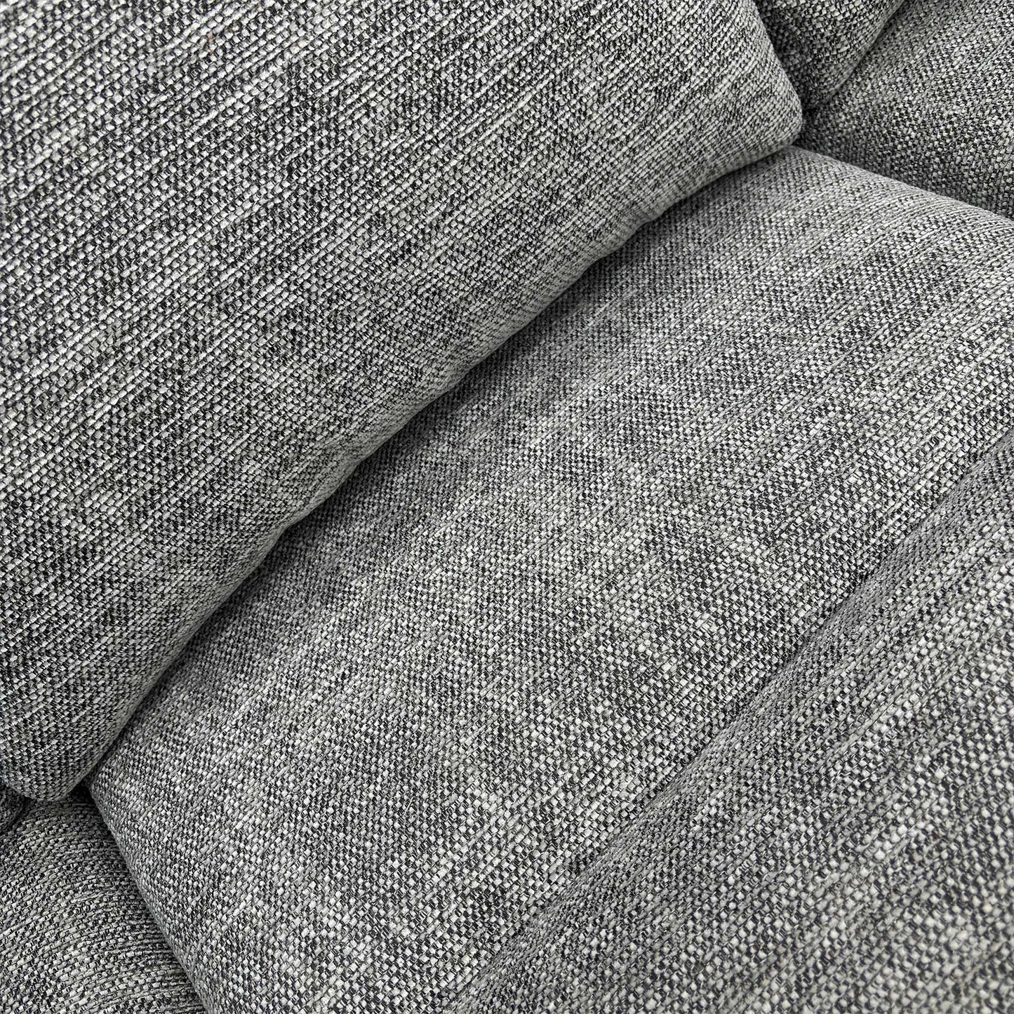 G Plan ‘Kingsbury’ Light Grey Woven Fabric 3 Seater Sofa