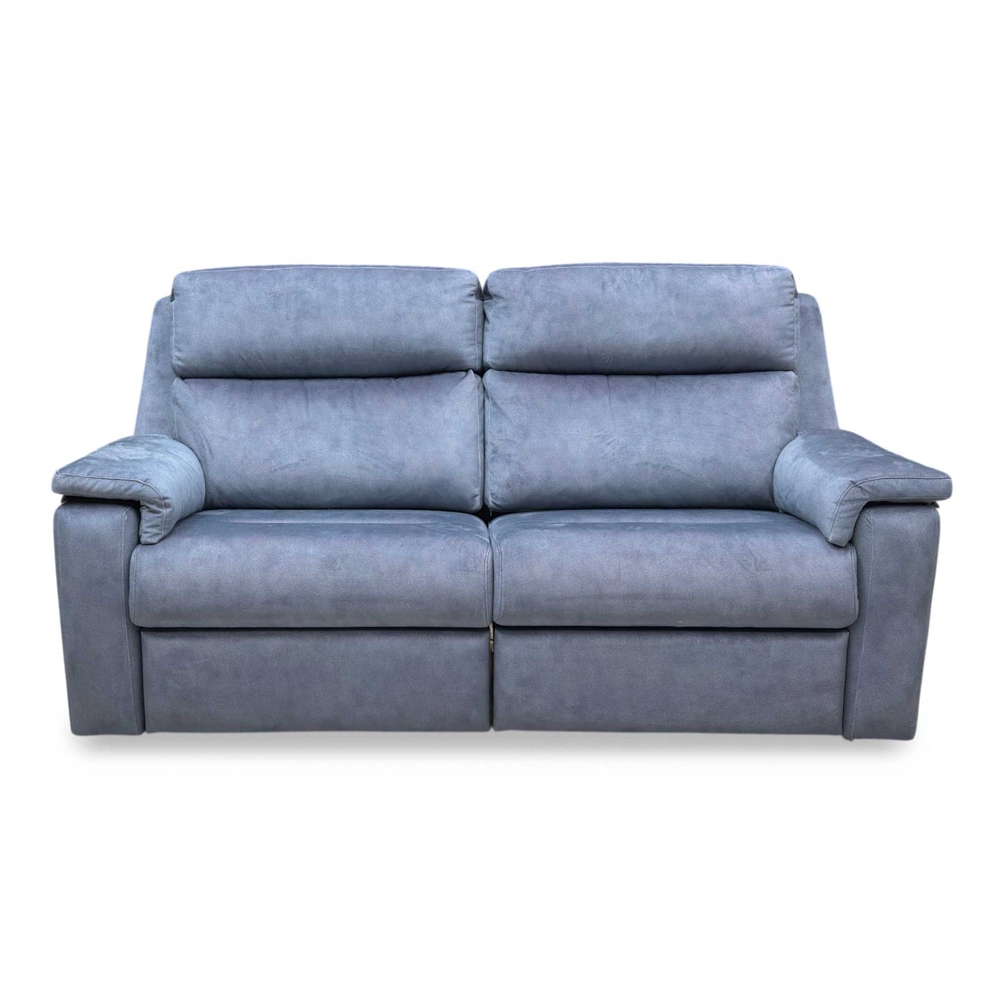 G Plan ‘Thornbury’ A125 Stingray Indigo Velvet 3 Seater Power Recliner Sofa with Power Headrest