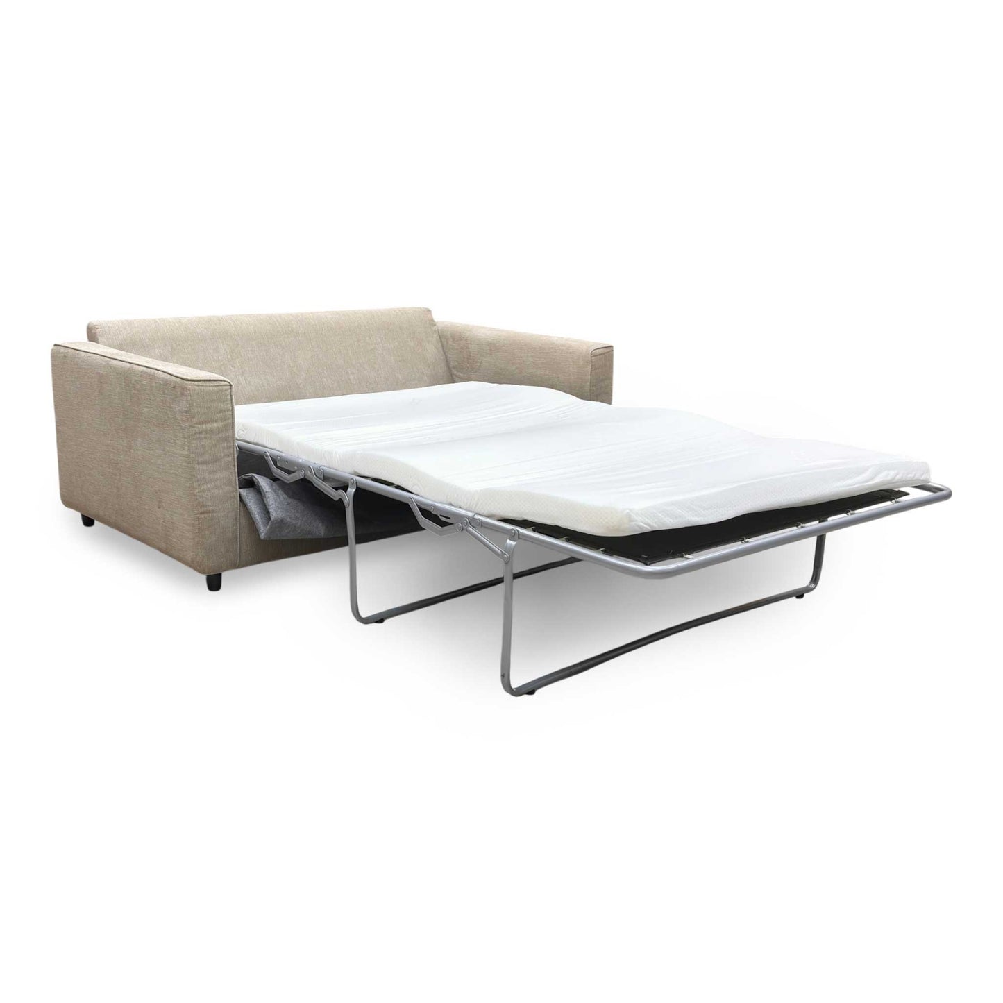 ‘Esprit’ Taupe Fabric 2 Seater Sofa Bed