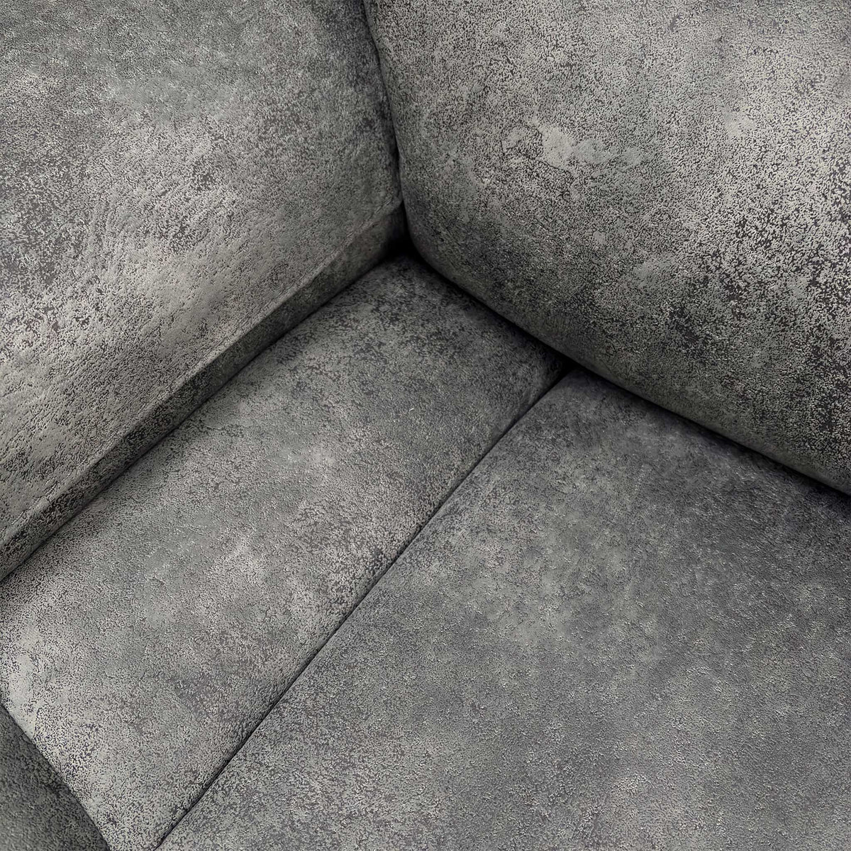 ‘Cinemax’ Marque Seal Grey Mq-0106 Fabric 3 Seater Media Console Power Recliner Sofa with Power Headrests Furniture Village