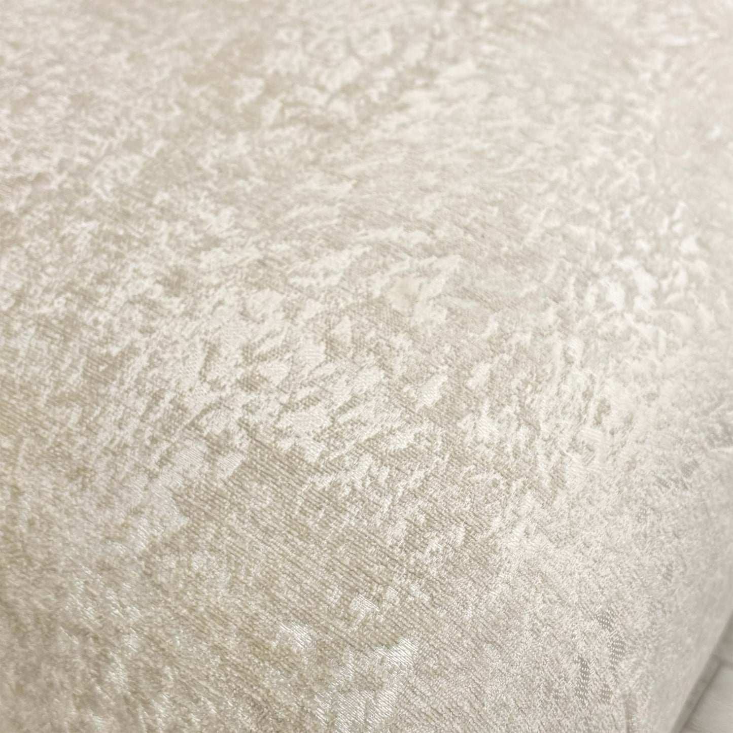 ‘Blenheim' Savoy Ivory Fabric Large Bench Footstool