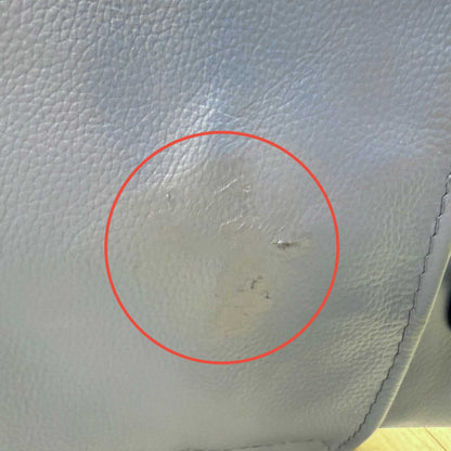 'Aero' Aegean Blue Cat-40/12 Leather 3 Seater Power Recliner Sofa with Power Headrests