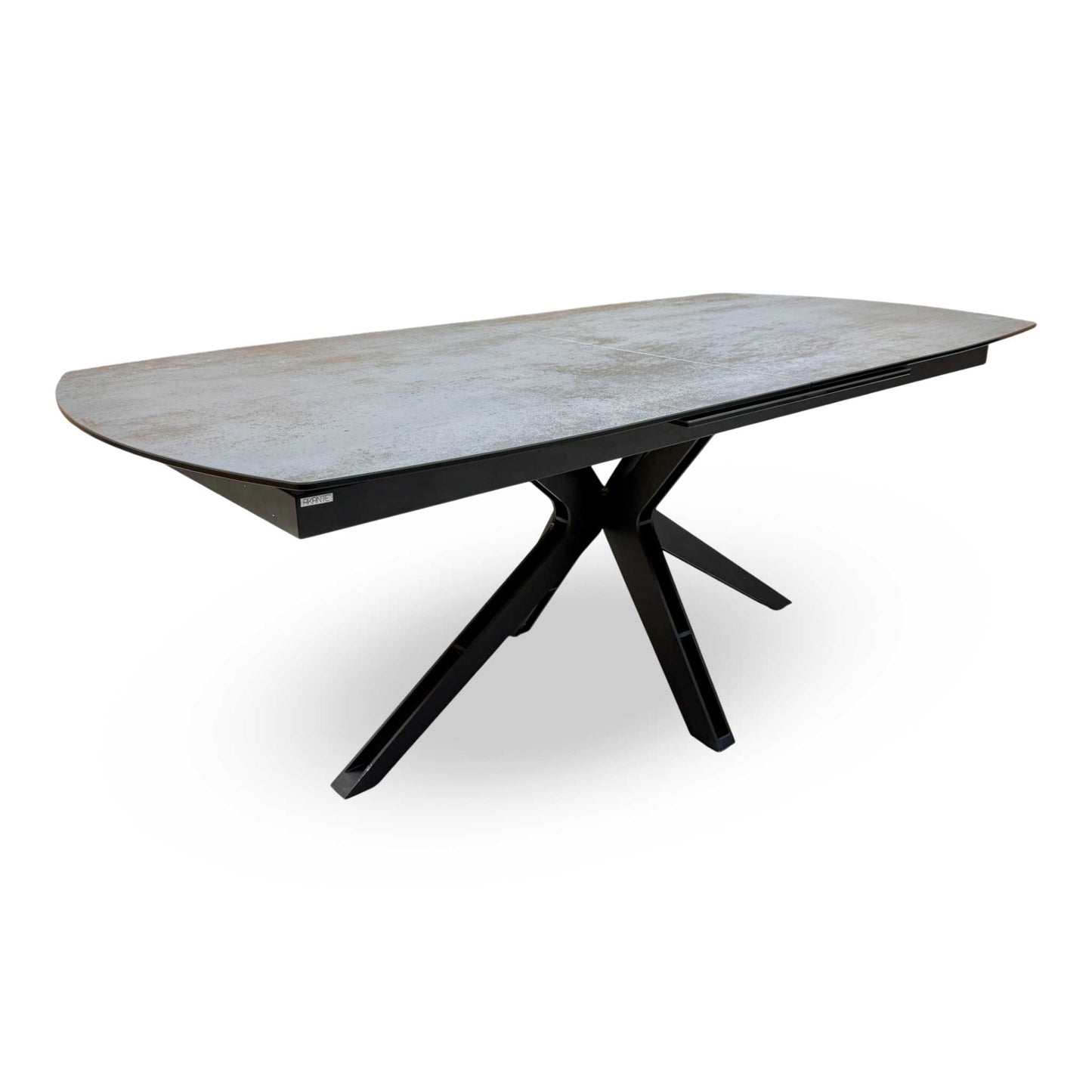 'Jose' Titanium Grey Ceramic Top 200cm Pop Up Extending Dining Table