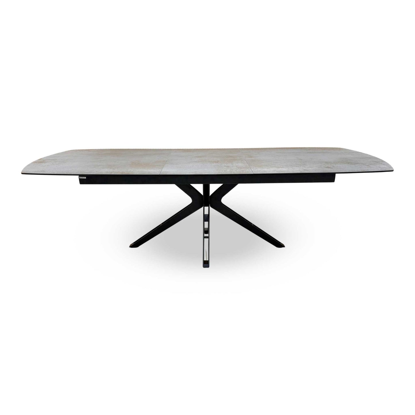 'Jose' Titanium Grey Ceramic Top 200cm Pop Up Extending Dining Table