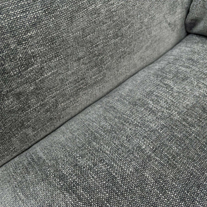 ‘Sofia' Marlon Nero Wf Fabric Right Hand Facing Power Recliner Corner Sofa with Chaise End