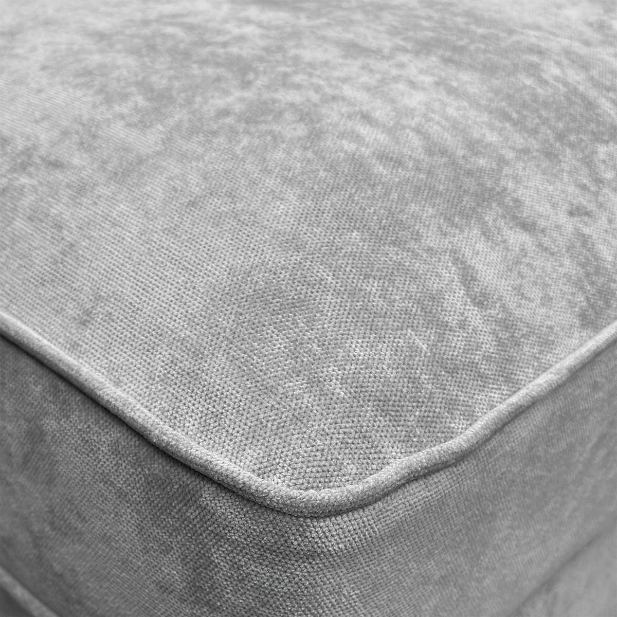 Legend Kingston Silver Fabric Footstool – view 5