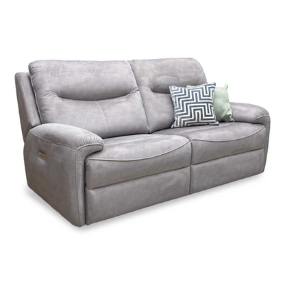 Side profile of the sofa, emphasizing the supportive serpentine spring seat suspension and high-quality foam and fibre cushioning.